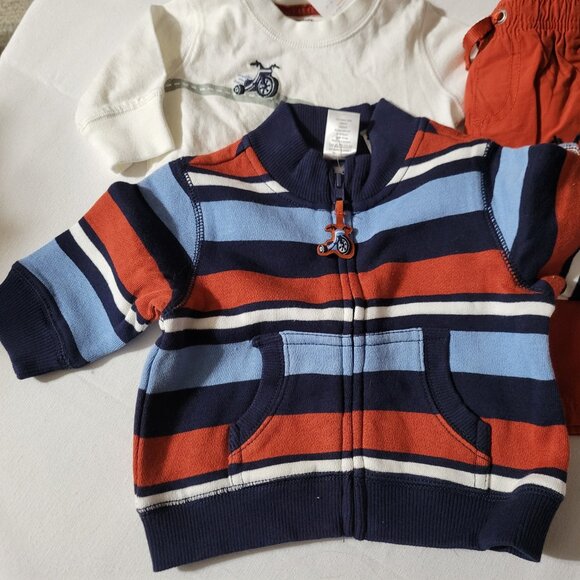 Gymboree Junior Racer NWT 3-6 month Shirts & jersey lined pants Set. Mixed Z24 - Picture 4 of 7